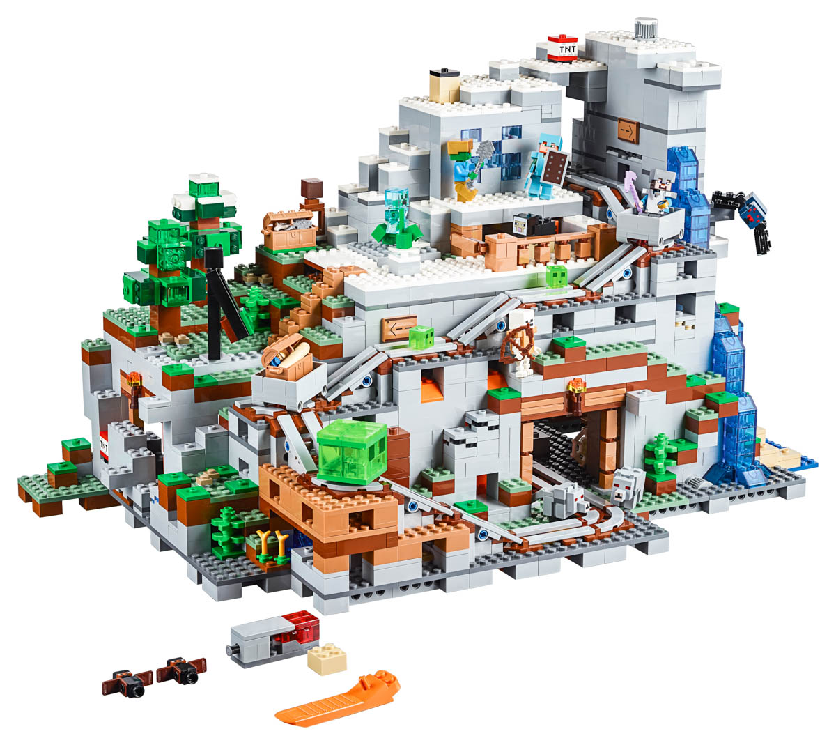 Massive Minecraft Mountain Cave 21137 Announced…