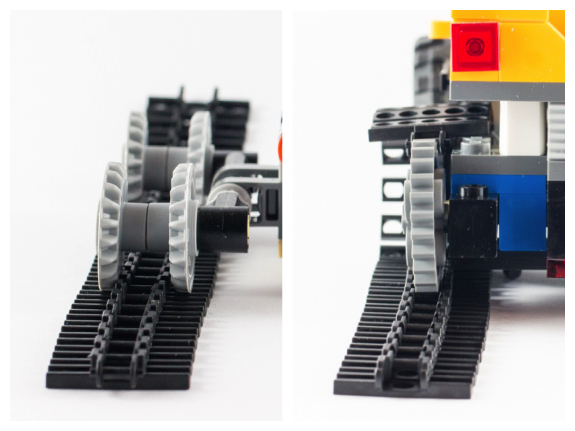 Getting back on Track: Continuous Linked tracks in 2017 LEGO Sets.