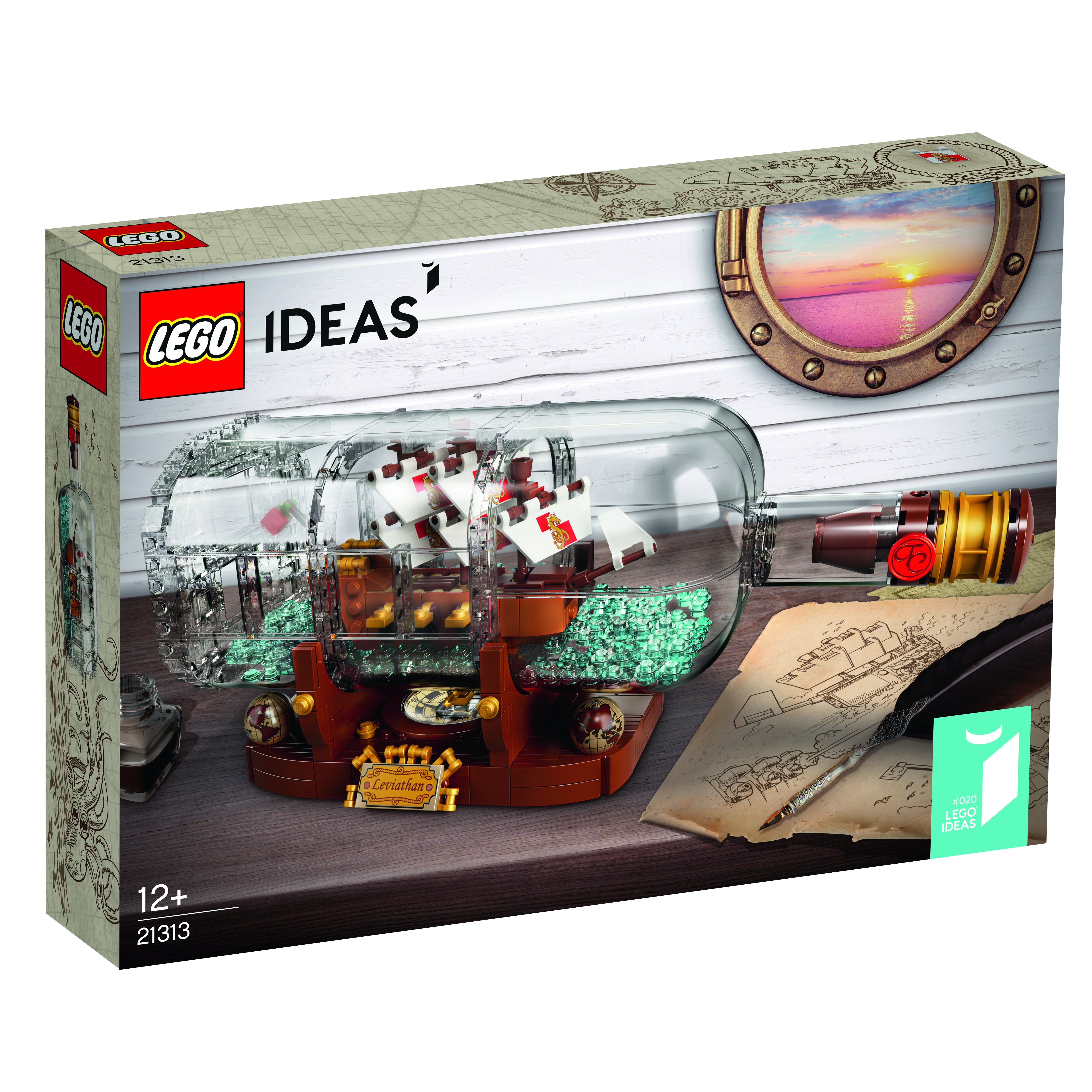 Ship in a Bottle (LEGO® Ideas 21313  Official Announcement) has