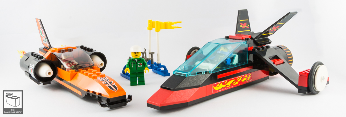 Coincidence or Coverup? The Covert Celebrations in LEGO City, 2018 [ Land Jet 7580; Speed Record Car 60178]