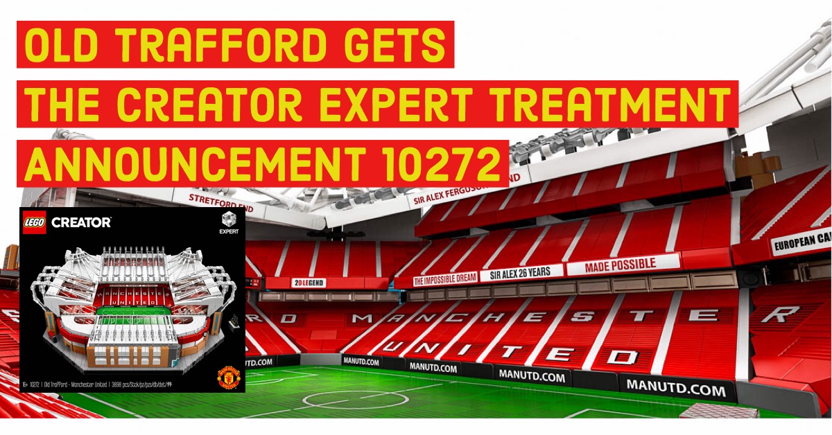 Celebrating 110 years of Old Trafford – Iconic Stadium gets its own LEGO® set