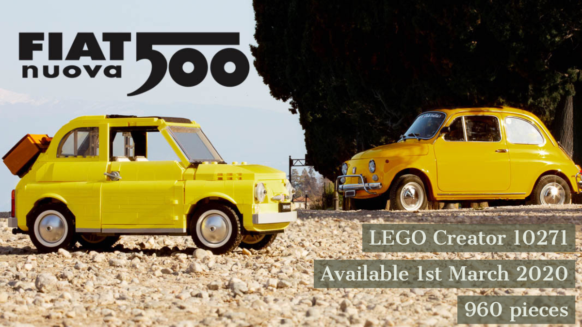 LEGO Announces Fiat 500 Creator Expert Set