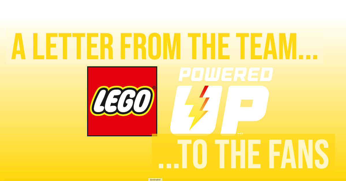 Powered Up: A Letter From The Team, To The Fans.