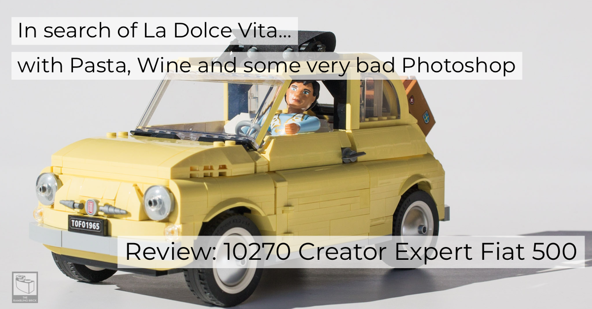 In Search of La Dolce Vita, with Pasta, Wine and Some Very Bad Photoshop [Review: Nuova FIAT 500]