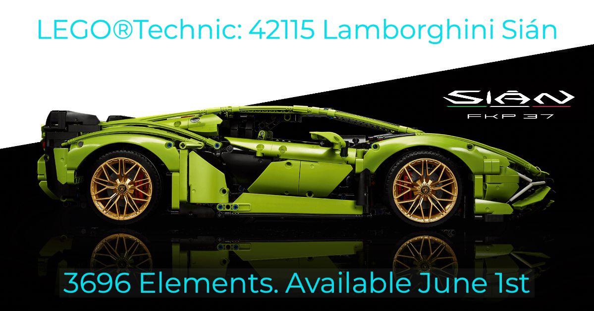 LEGO Officially Announces Technic Lamborghini Sián