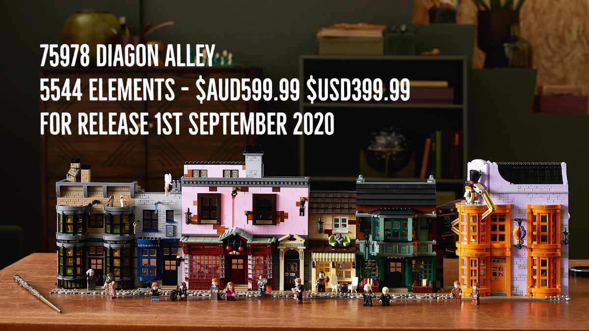 The Magical Worlds of LEGO® and Harry Potter come together in Diagon Alley