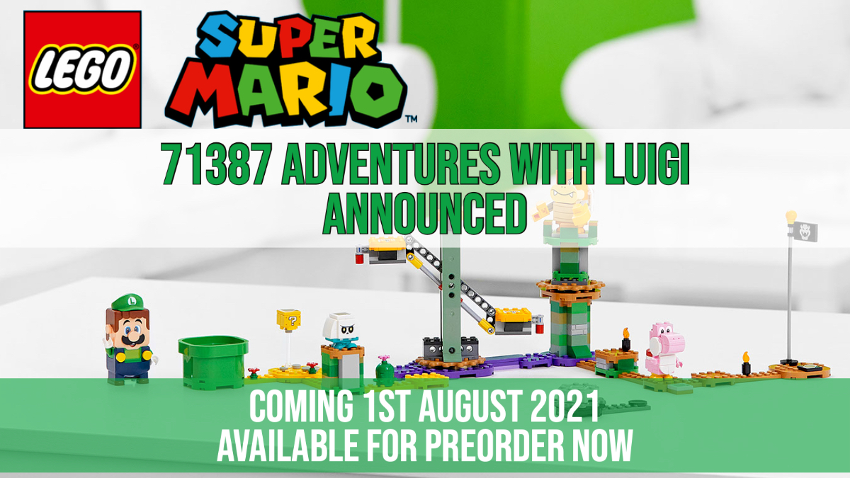 The LEGO Super Mario Adventures Continue with Luigi’s Starter Course
