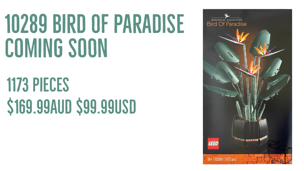 New Botanical Collection Set: 10289 Bird of Paradise Coming Soon