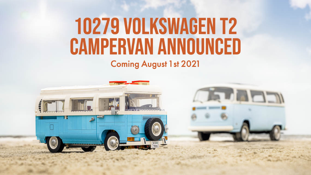10279 Volkswagen T2 Campervan Coming in August [Announcement]