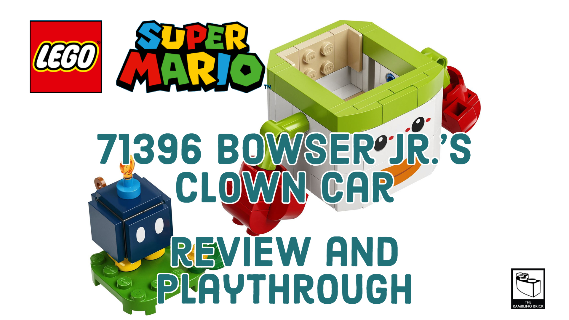 71396 Bowser Jr.’s Clown Car Expansion Set [Review and Playthrough]