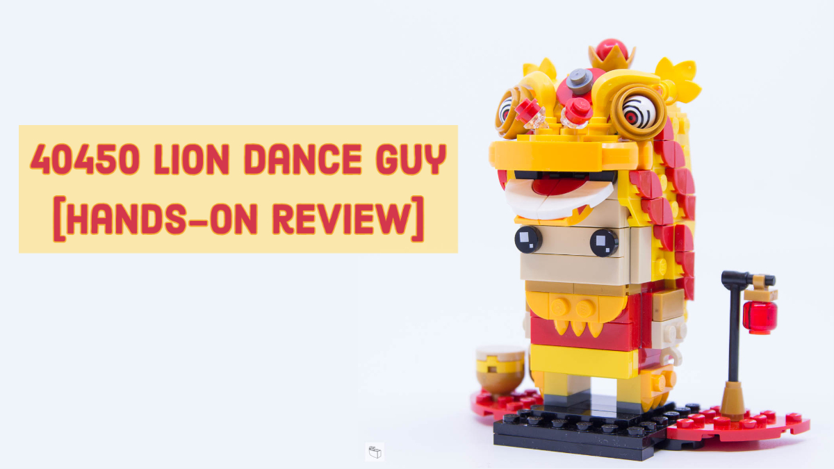 40450 Brickheadz 151: Lion Dance Guy [Hands-On Review]
