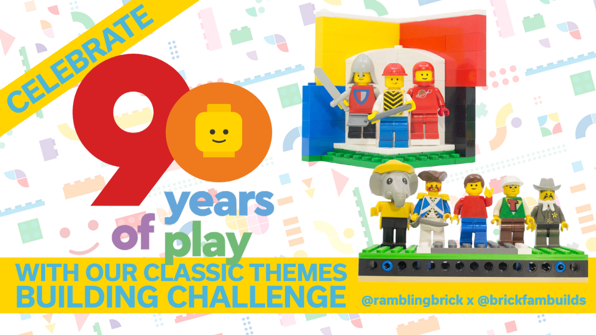 Celebrate 90 Years of Play With Our Classic Themes Building Challenge.