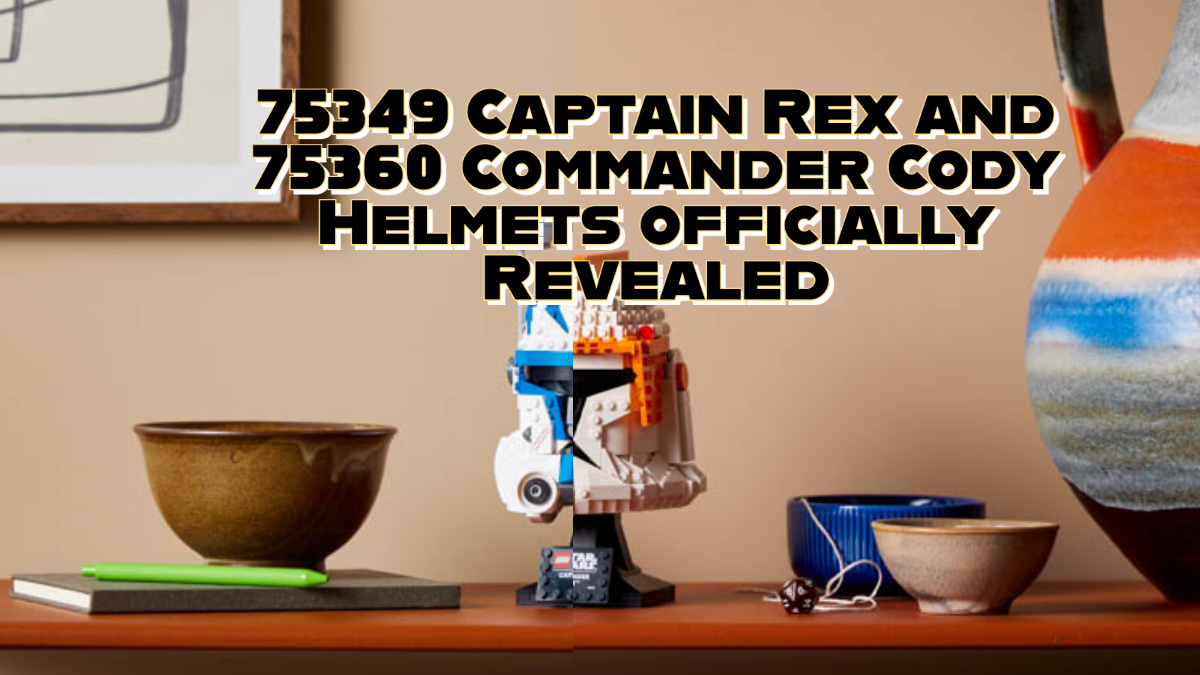 LEGO Star Wars Helmets: 75349 Captain Rex And 75350 Commander Cody Officially Revealed.