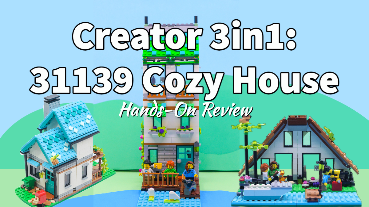 LEGO Creator 3-in-1 31139 Cozy House [Hands On Review]