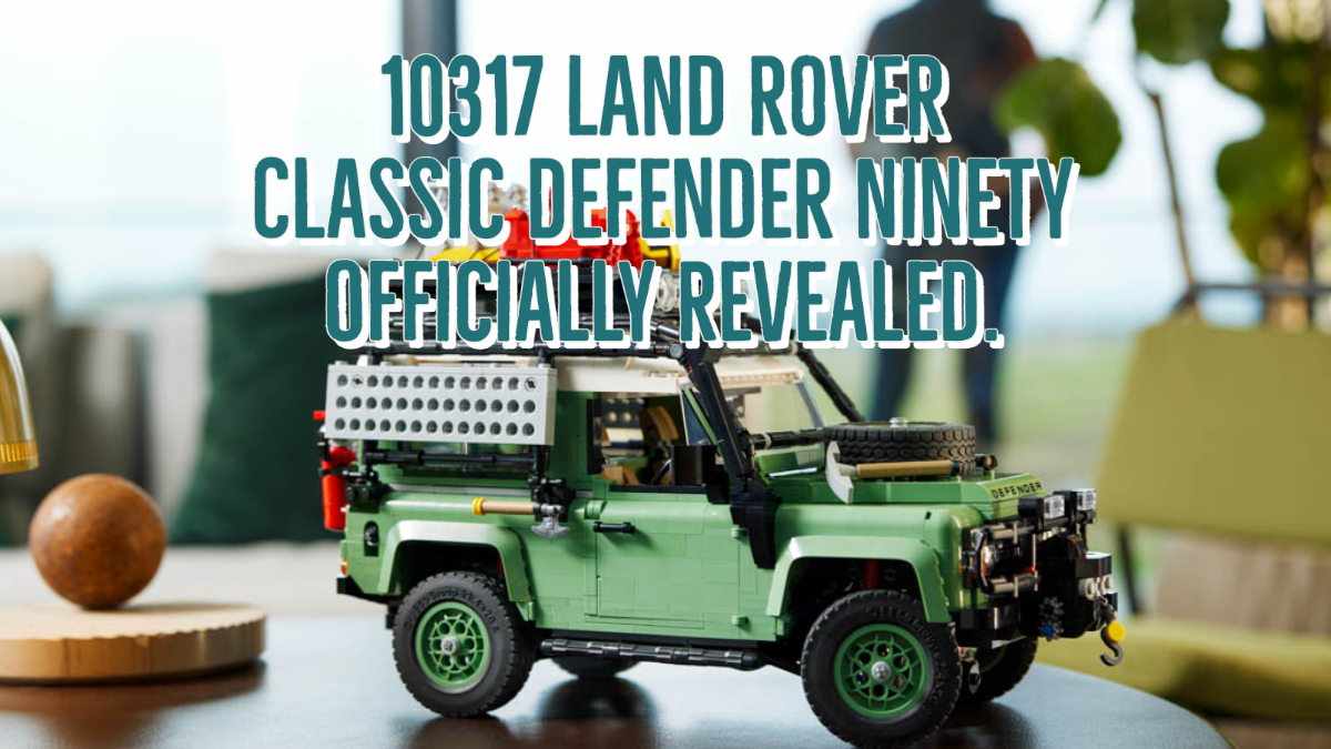 GO ANYWHERE, BUILD AND REBUILD THE NEW LEGO®ICONS LAND ROVER CLASSIC DEFENDER 90