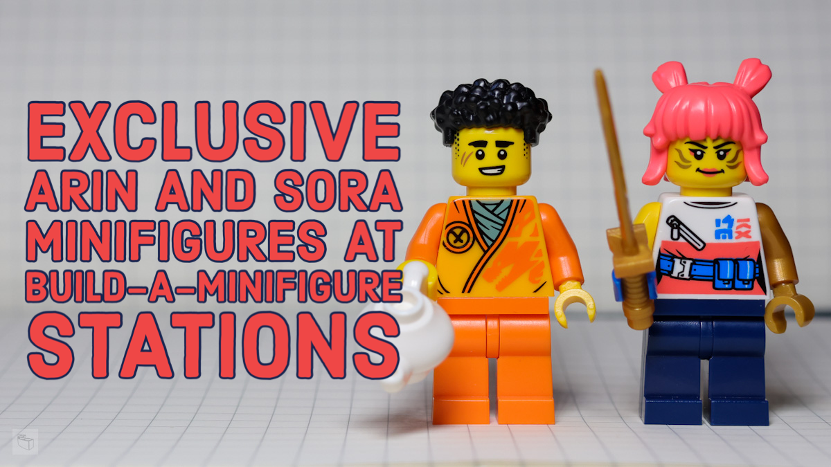 Exclusive Arin and Sora Figures now at BAM Stations. Bonus: Build the Ultimate Arin!