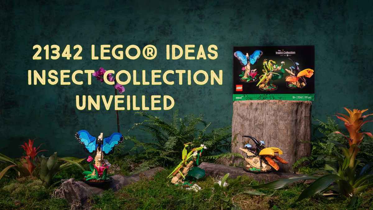 21342 LEGO® IDEAS Insect Collection Unveilled