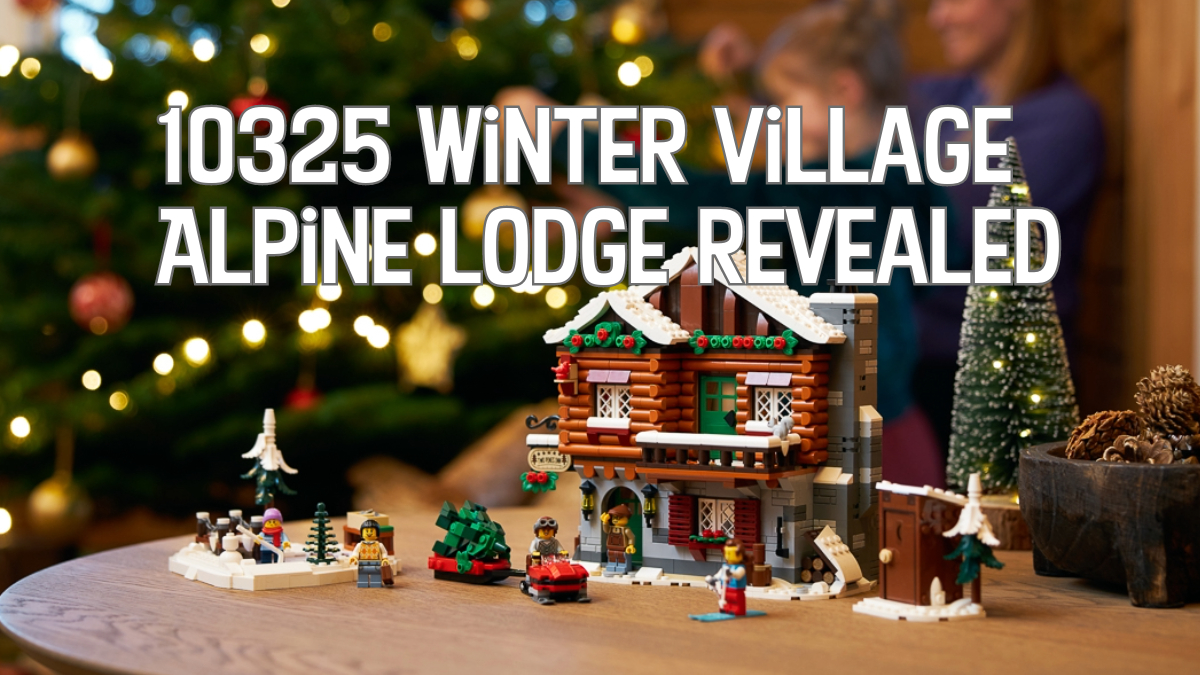 10325 Winter Village Alpine Lodge Revealed.