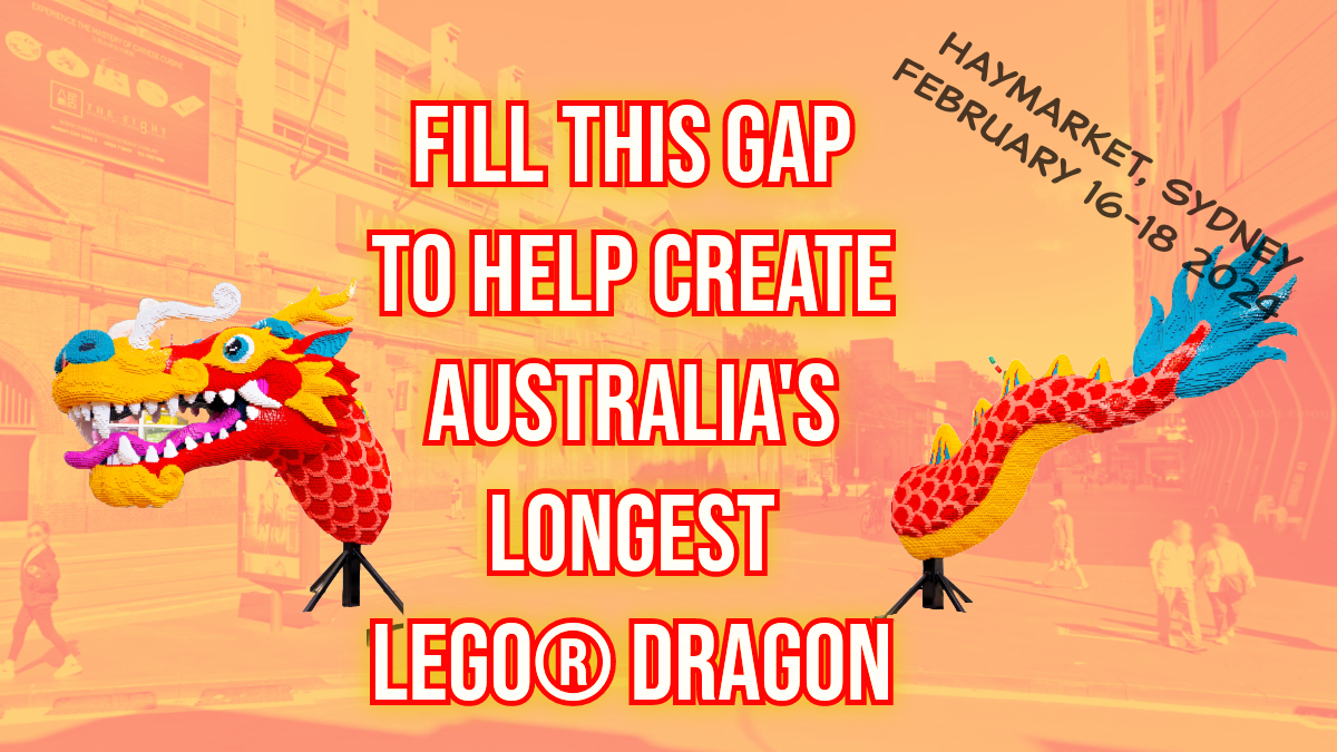 Help Create Our Longest LEGO® Dragon [AUS news]