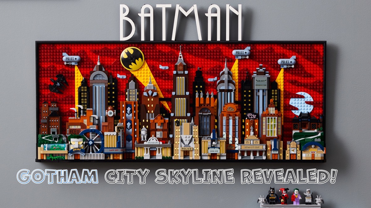 Batman the Animated Series (finally) comes to LEGO with a 3-D poster of over 4000parts!