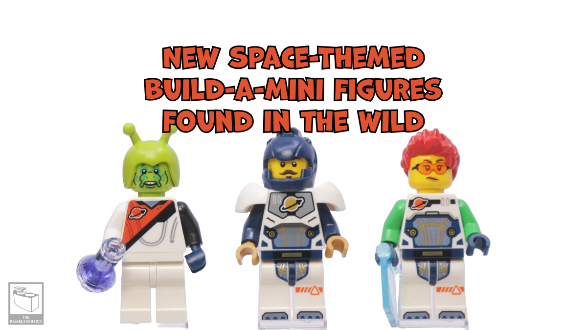 New Space Themed Build-A-Mini Figures found in the wild.