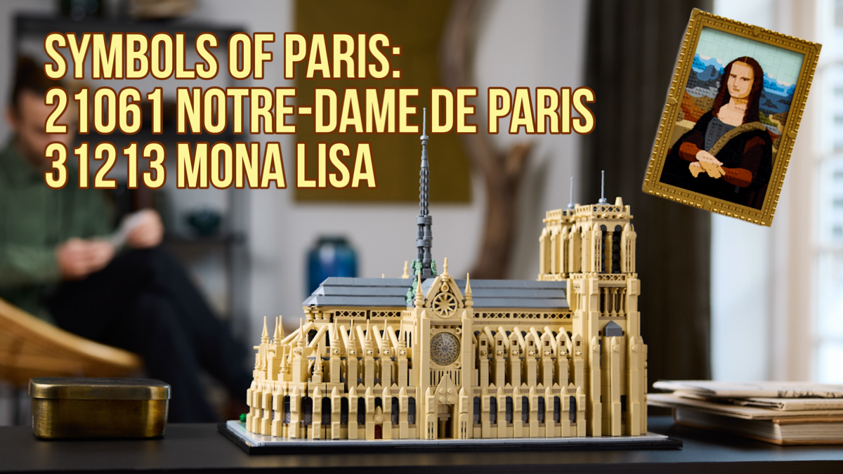 Icons of Paris: Notre Dame and Mona Lisa revealed
