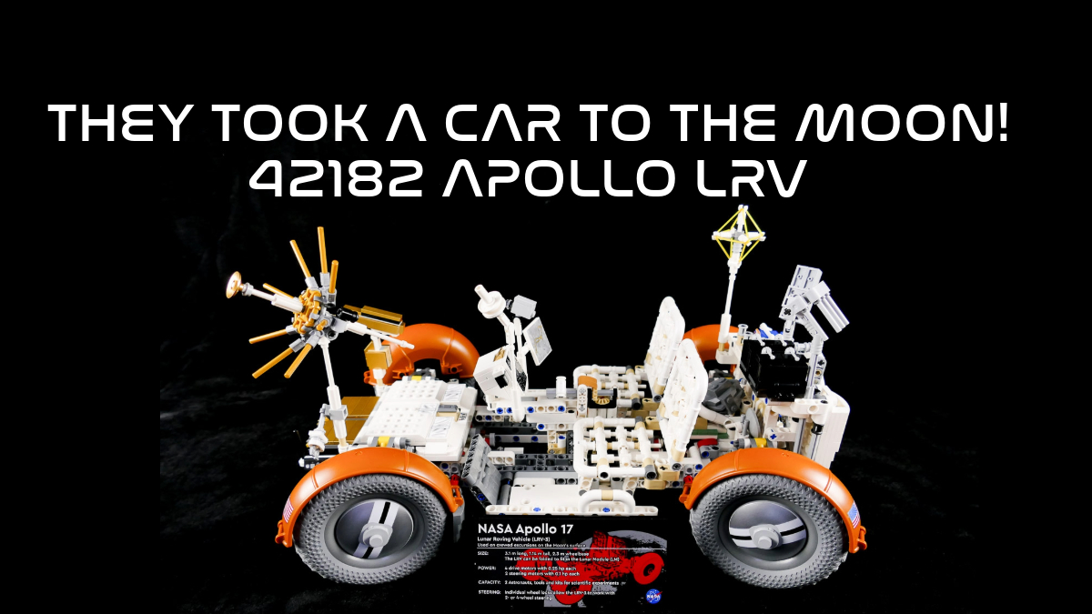 They took a car to the moon! 42182 Apollo LRV