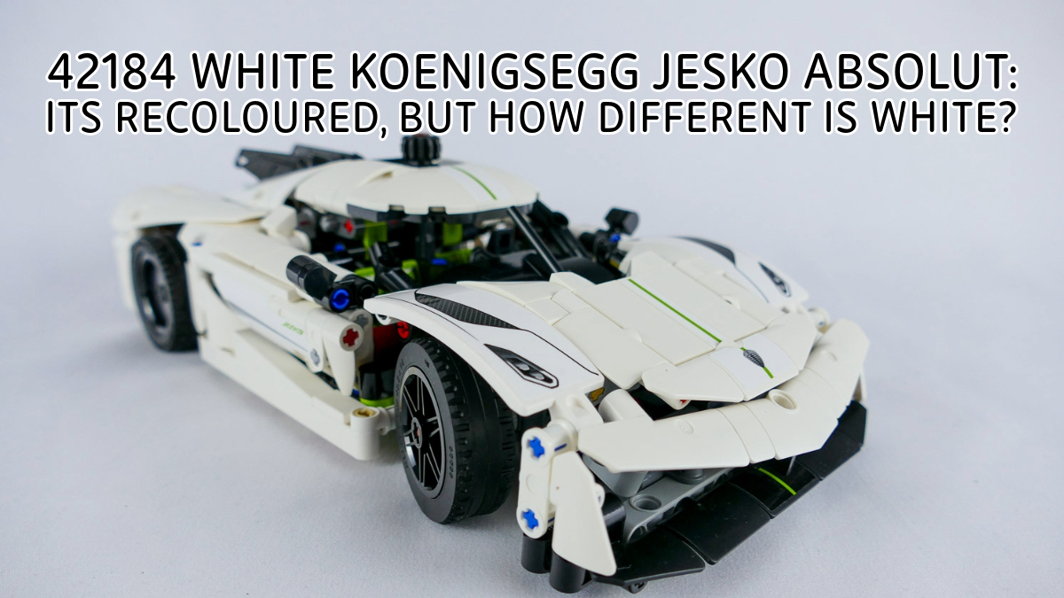 42184 White Koenigsegg Jesko Absolut. Its been recoloured, but how different is white?