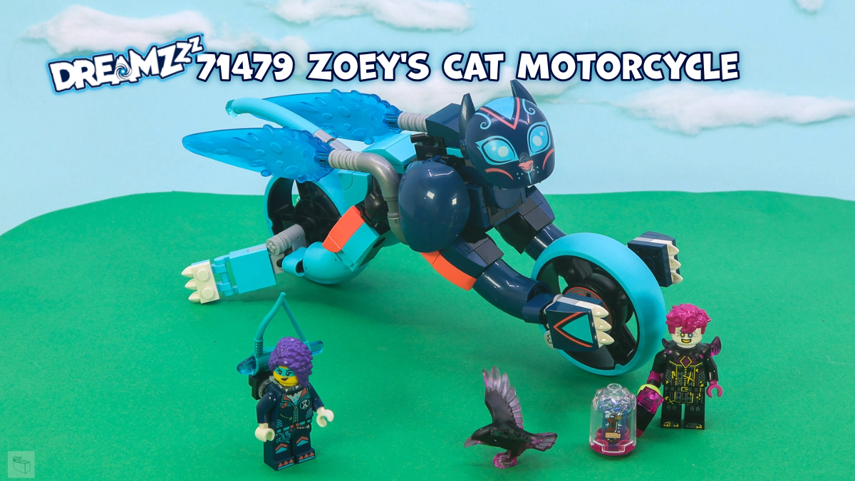 LEGO DREAMZzz 71479 Zoey’s Cat Motorcycle Review: Features, Minifigures, Builds