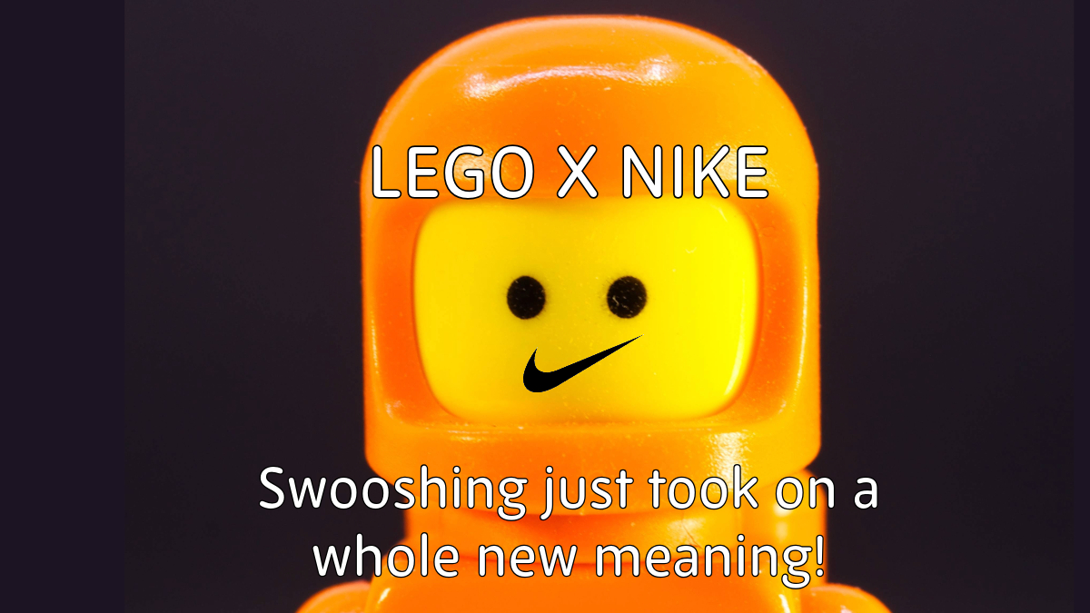LEGO x NIKE: With a new multi-year collaboration announced, swooshing your LEGO is about to take on a whole new meaning.