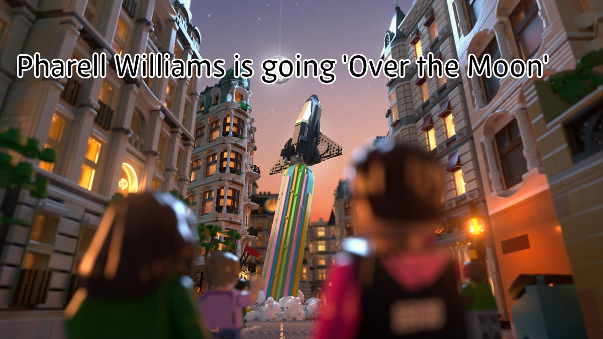 Pharell Williams is going Over the Moon