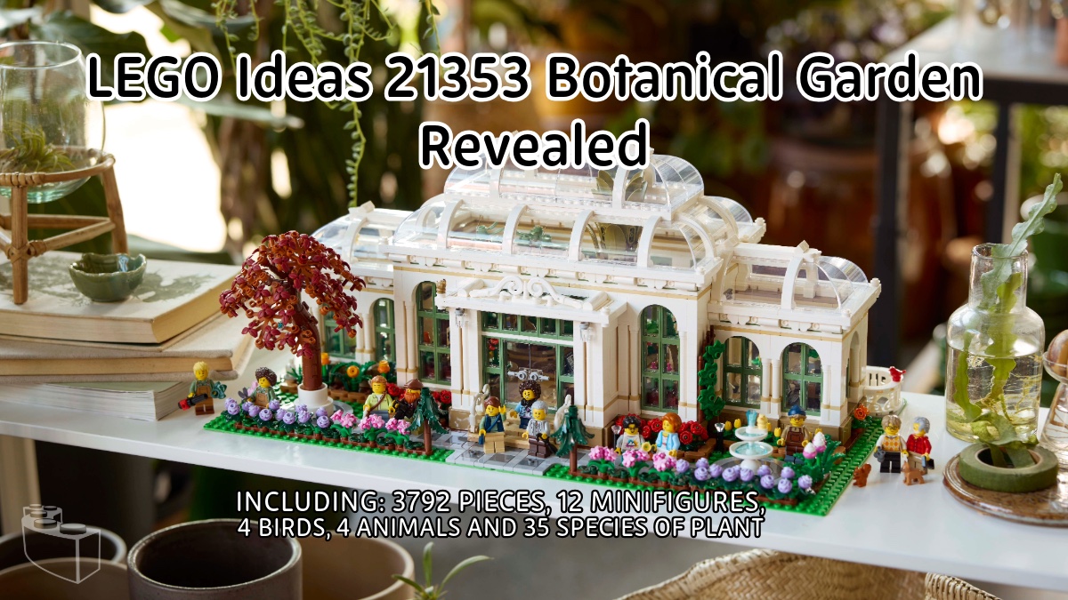 LEGO® IDEAS 21353 Botanical Garden Revealed