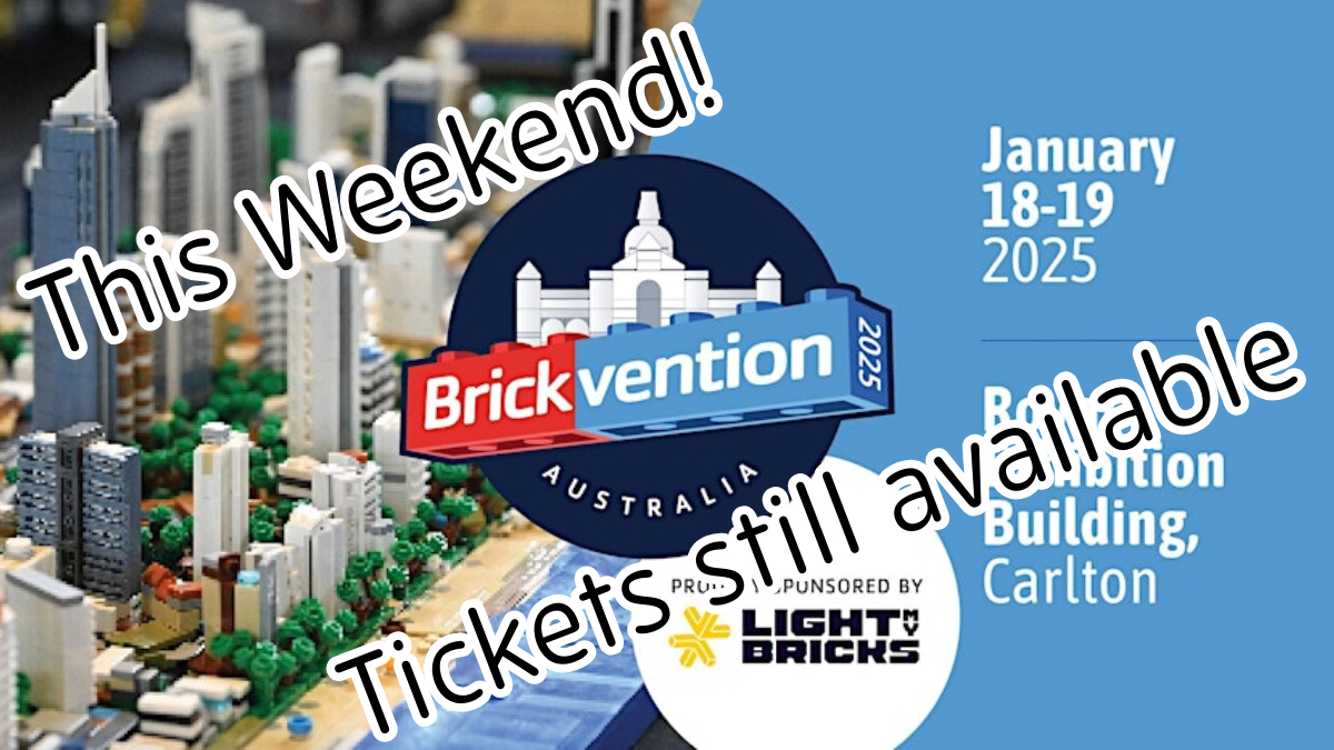 Brickvention 2025 is on this weekend, and Tickets are still available.