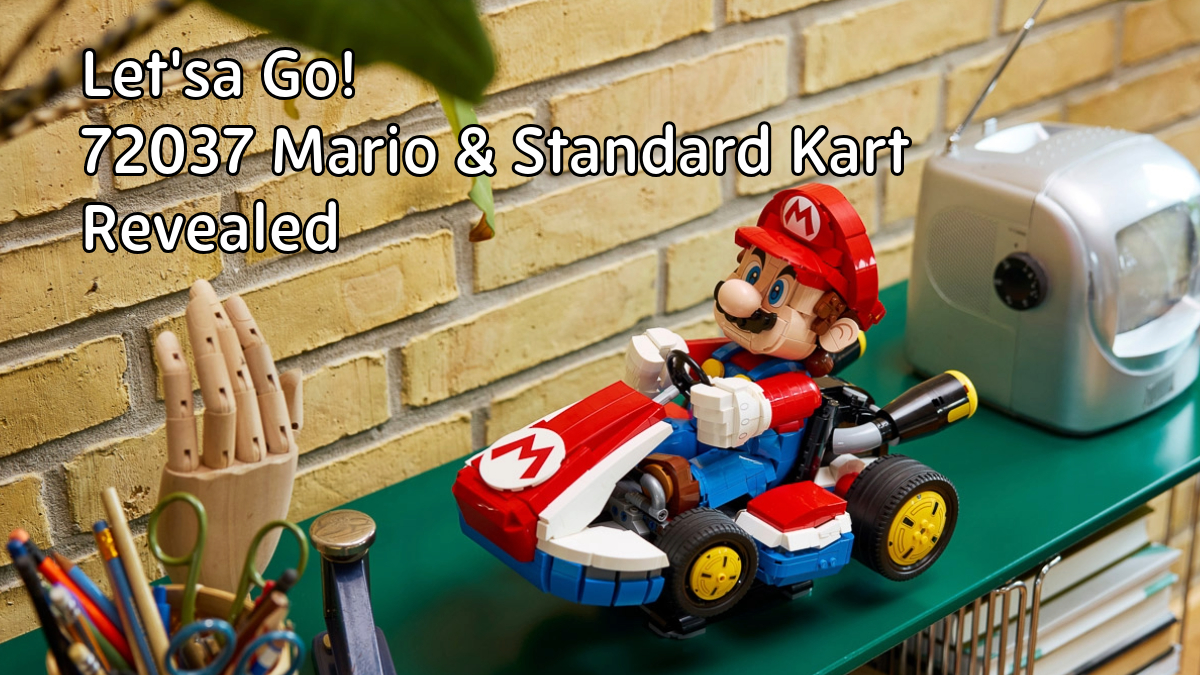 Let’sa Go! 72037 (large scale) Mario & Standard Kart revealed