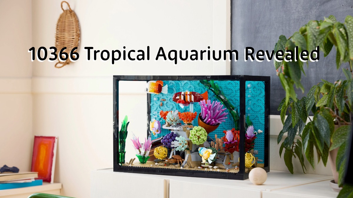 10366 LEGO® Icons Tropical Aquarium Revealed