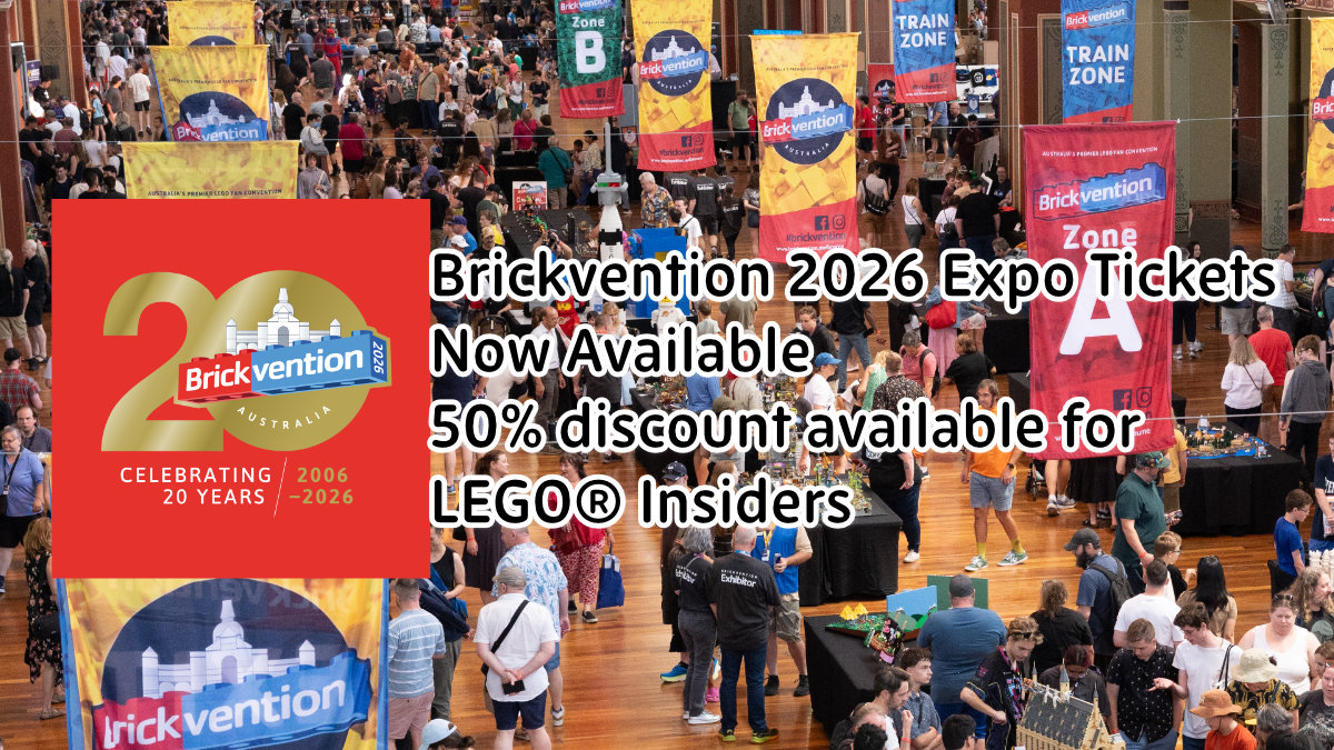 Get Your Brickvention 2026 Tickets: 50% Discount for LEGO Insiders!