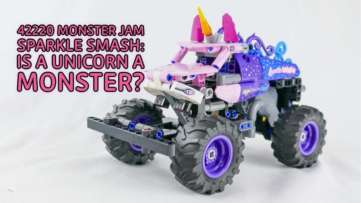 42220 Monster Jam Sparkle Smash: Is a Unicorn a Monster? [review]