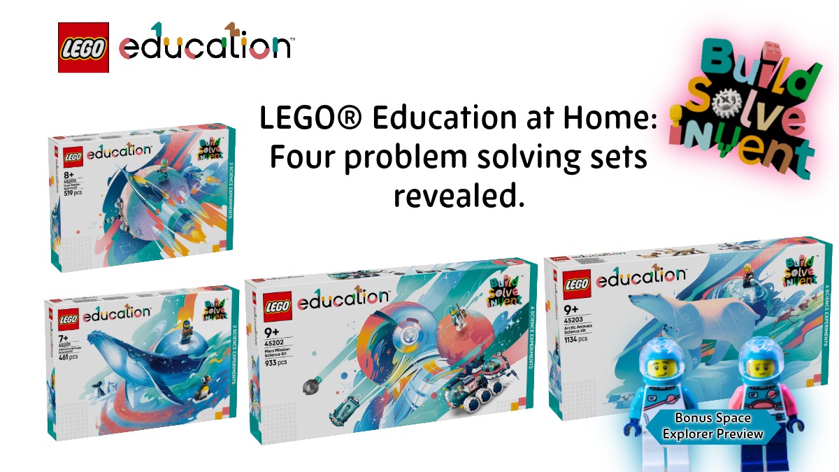 LEGO® Education at Home: Four problem solving sets revealed.