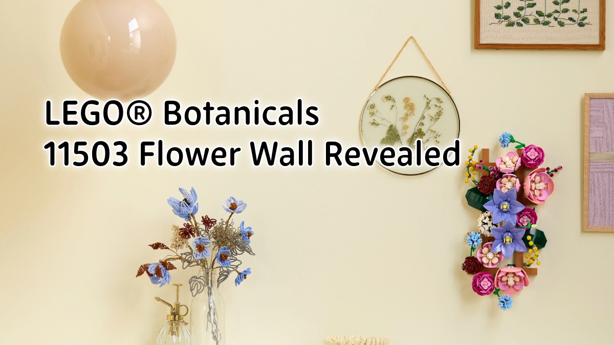 LEGO® Botanicals 11503 Flower Wall Revealed