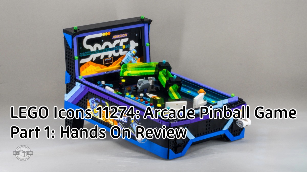 LEGO®ICONS 11374 Arcade Pinball Game [Part 1: The review]