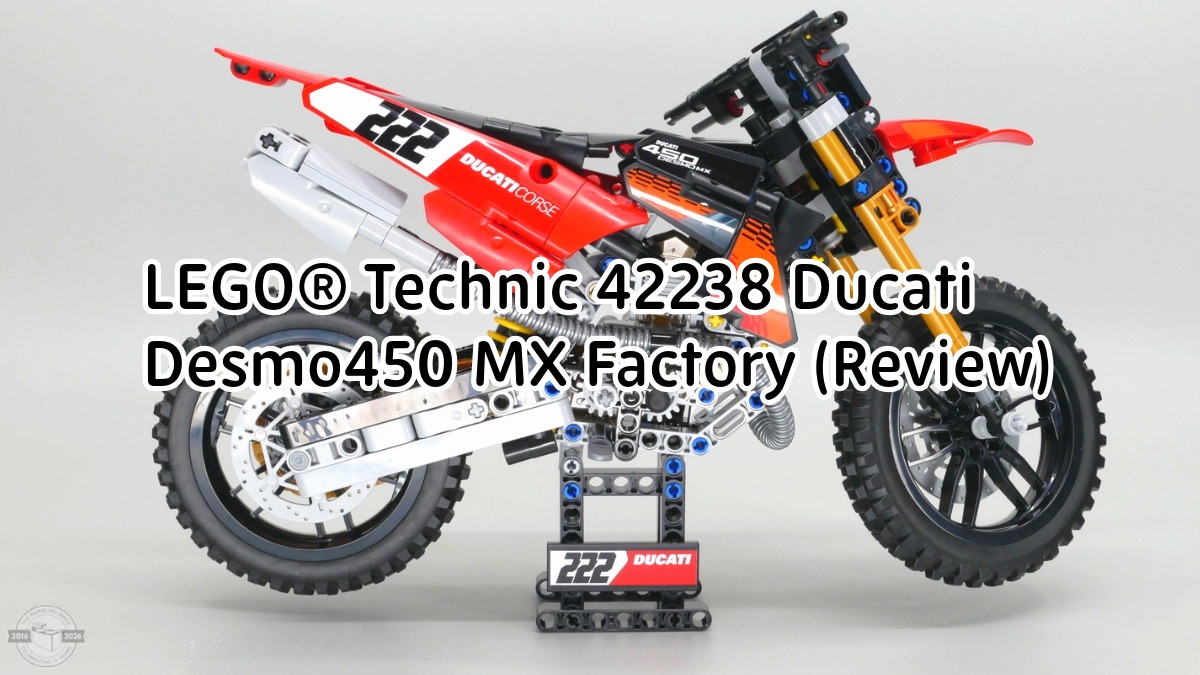 LEGO® Technic 42238 Ducati Desmo450 MX Factory (motorcycle) – Review