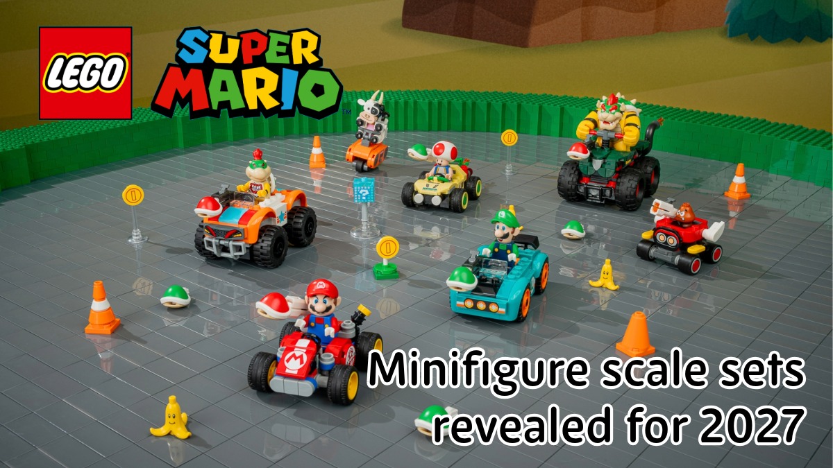 LEGO Super Mario: Minifigure Scale Sets revealed for 2027.