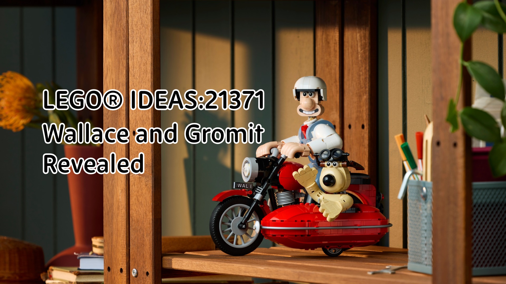 Cracking set, Gromit! [21371 Wallace and Gromit revealed]